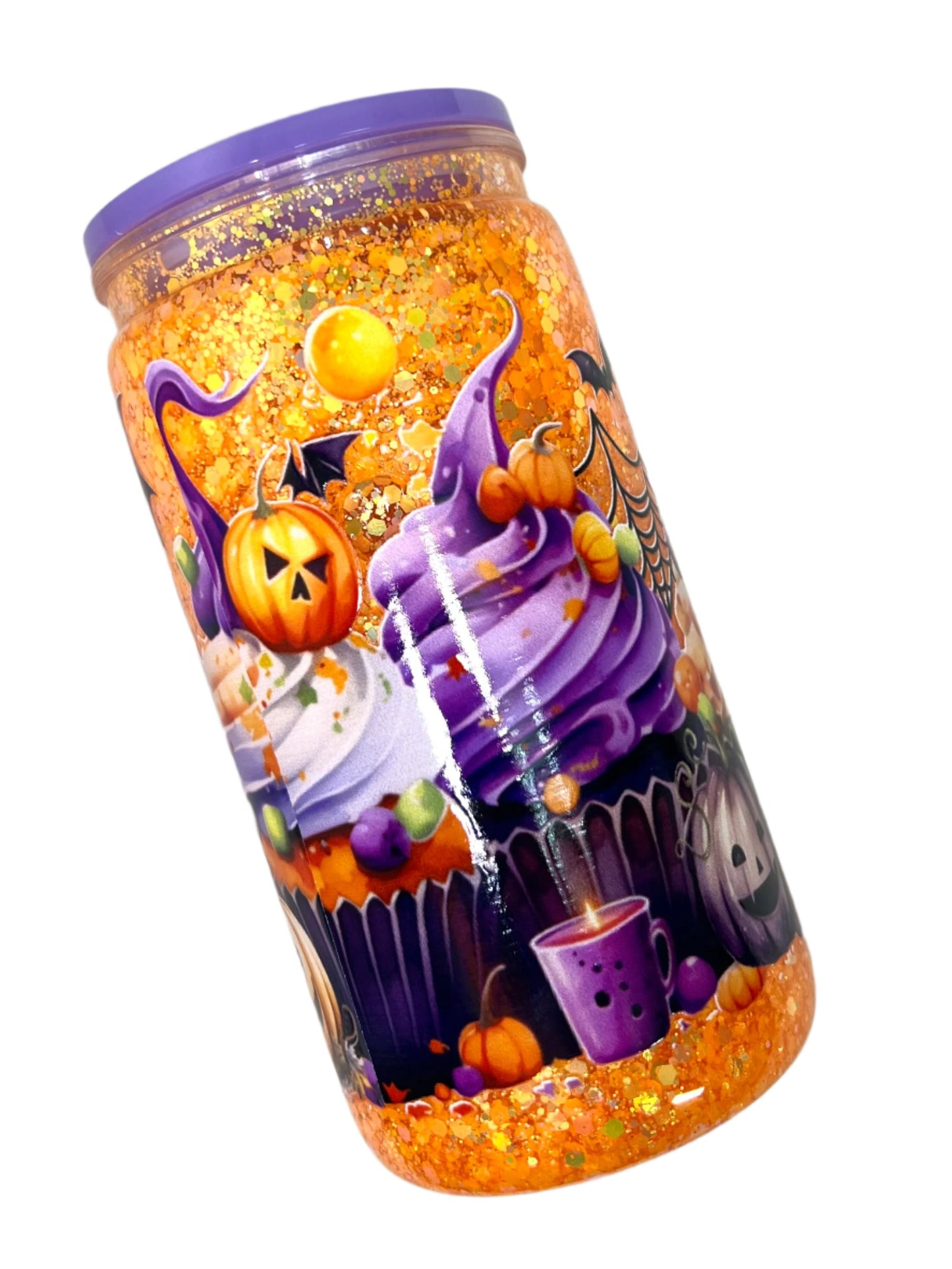 Sweet & Spooky 16oz Acrylic Snowglobe Tumbler