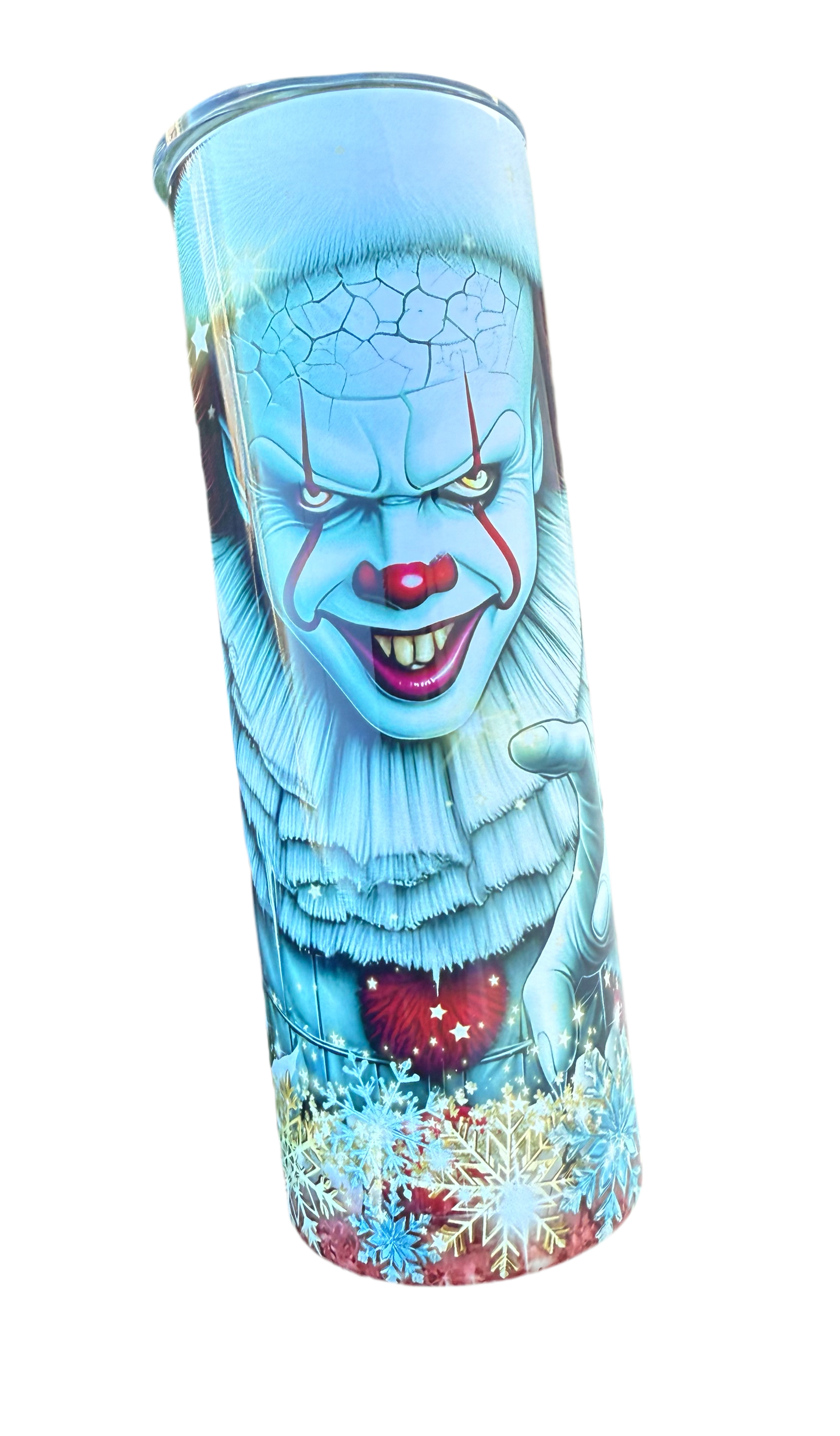 20oz Christmas Pennywise Skinny Tumbler