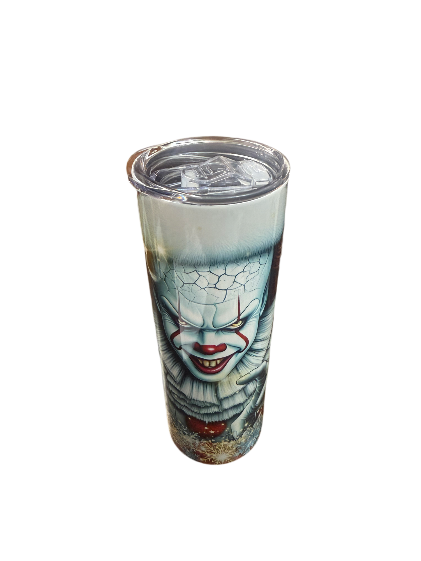 20oz Christmas Pennywise Skinny Tumbler