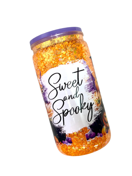 Sweet & Spooky 16oz Acrylic Snowglobe Tumbler