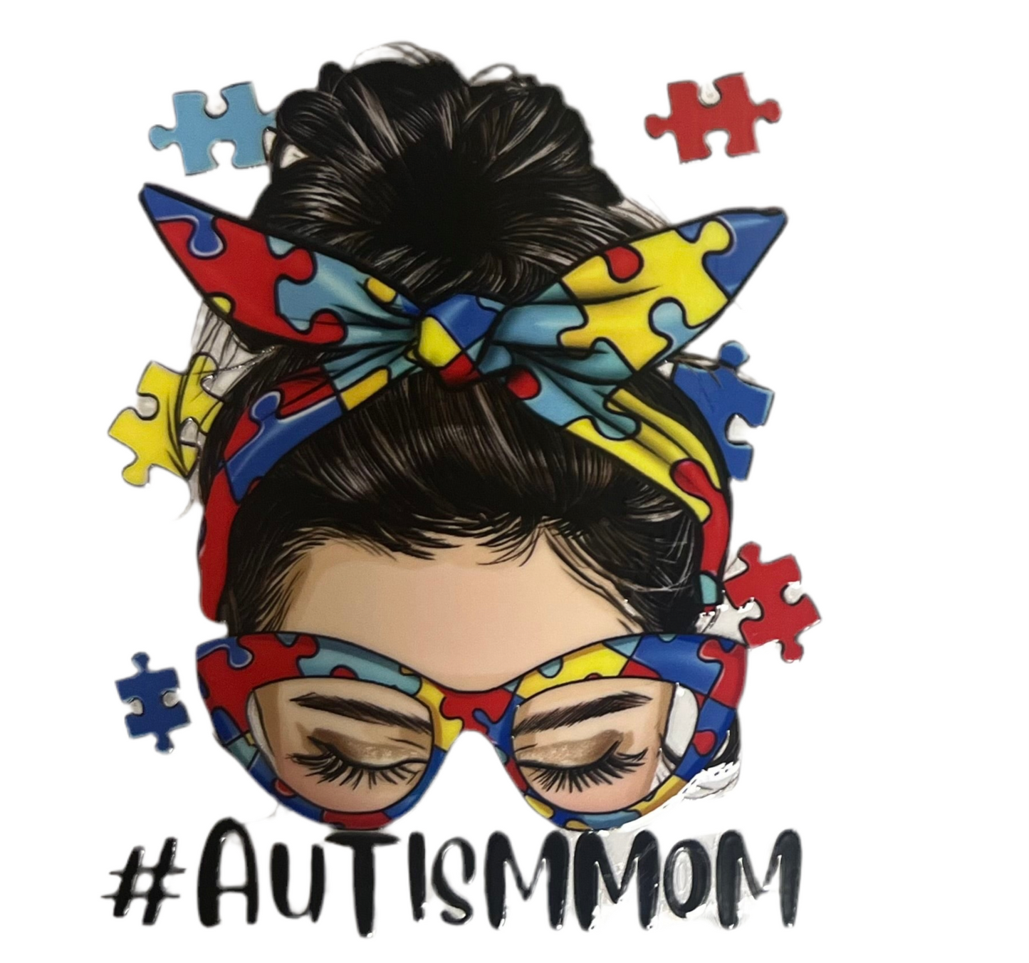 Autism Mom UVDTF Wrap
