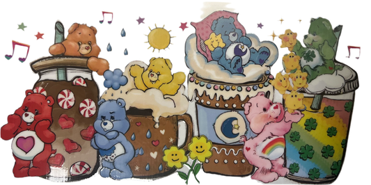 Coffee Bears UVDTF Wrap