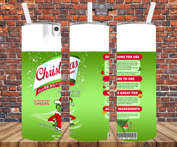 Christmas Be Gone Sublimation Transfer