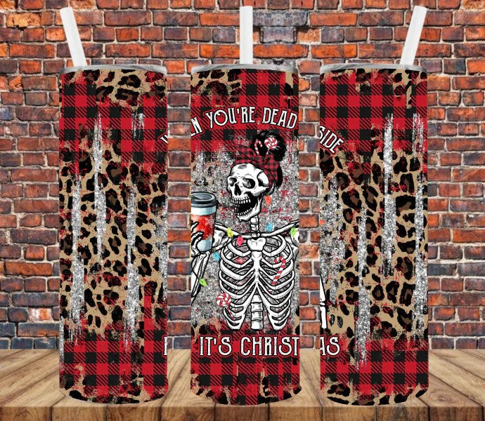 Dead Inside But It’s Christmas Sublimation Transfer
