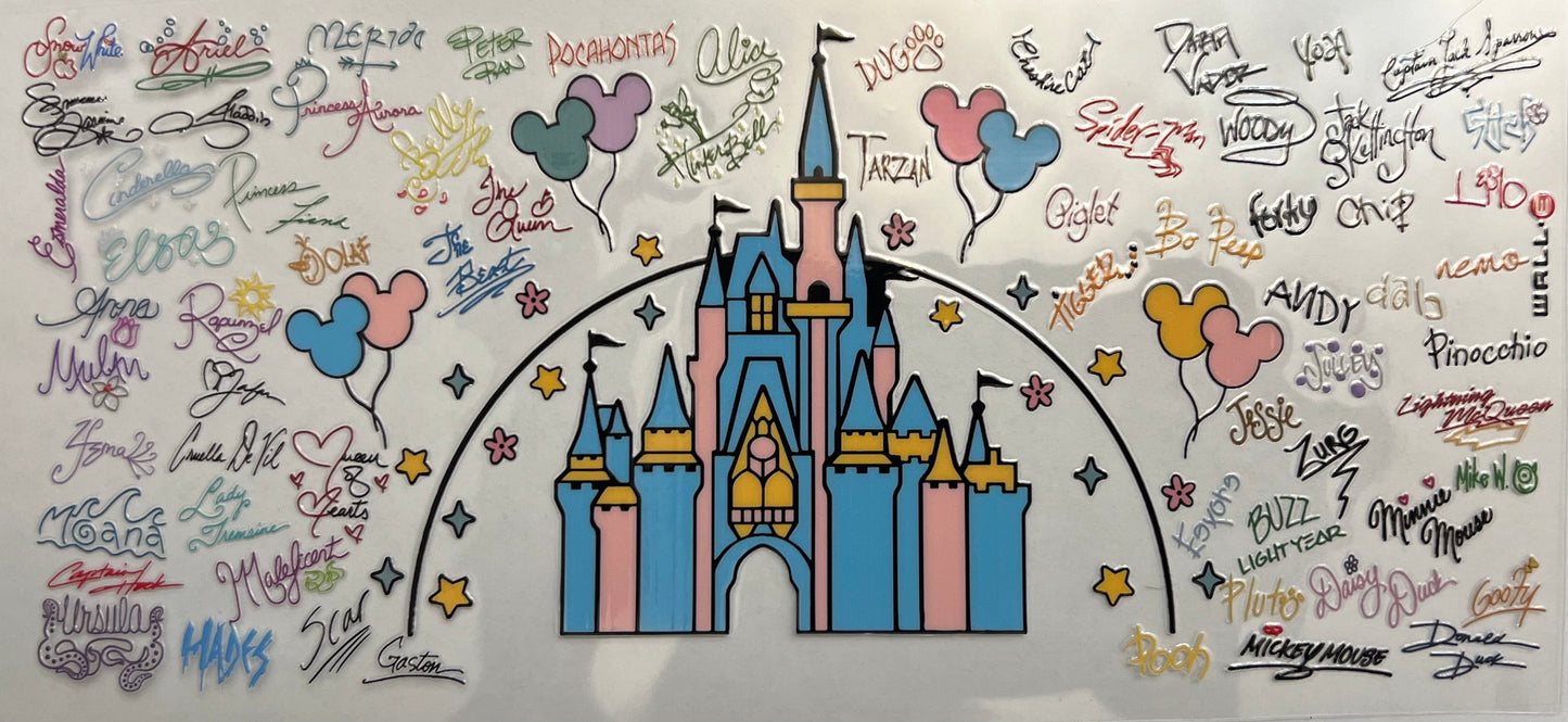 Disneyland 16oz UVDTF Wrap