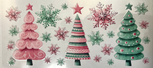Xmas Trees UVDTF Wrap
