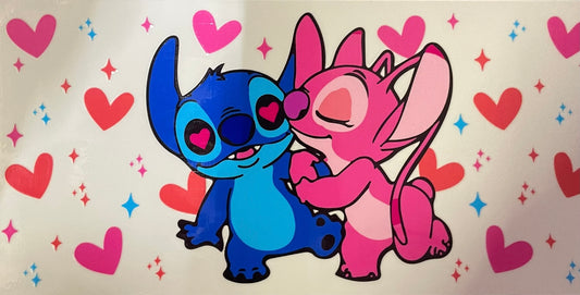 Stitch Angel Love UVDTF Wrap