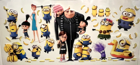 Descipable Me Minions UVDTF Wrap