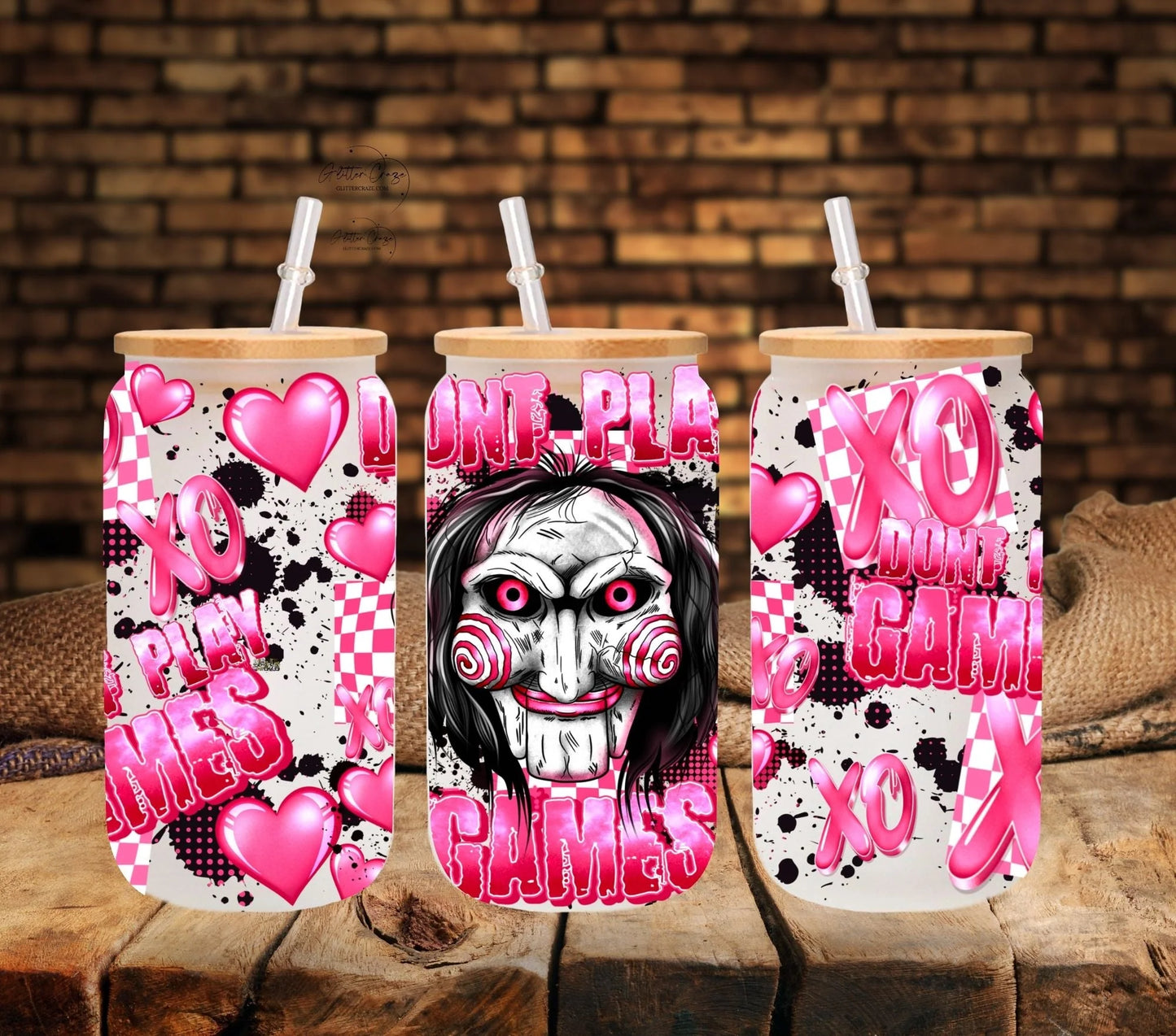 Don't Play Games 16oz UVDTF Wrap