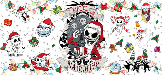 Nice or Naughty UVDTF Wrap