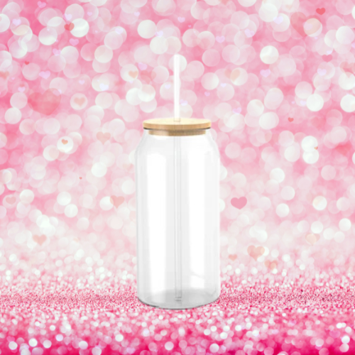 16oz Glass Snowglobe Tumbler